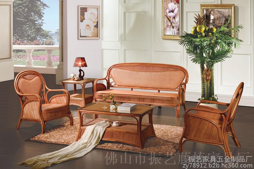 天然印尼藤艺沙发 振艺品牌藤制家具 厂家批发供应图片_高清图_细节图-振艺家具五金制品厂 -